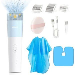 Hair Clipper for Kids Vacuum, Electric Baby Hair Clippers, Waterproof Cordless